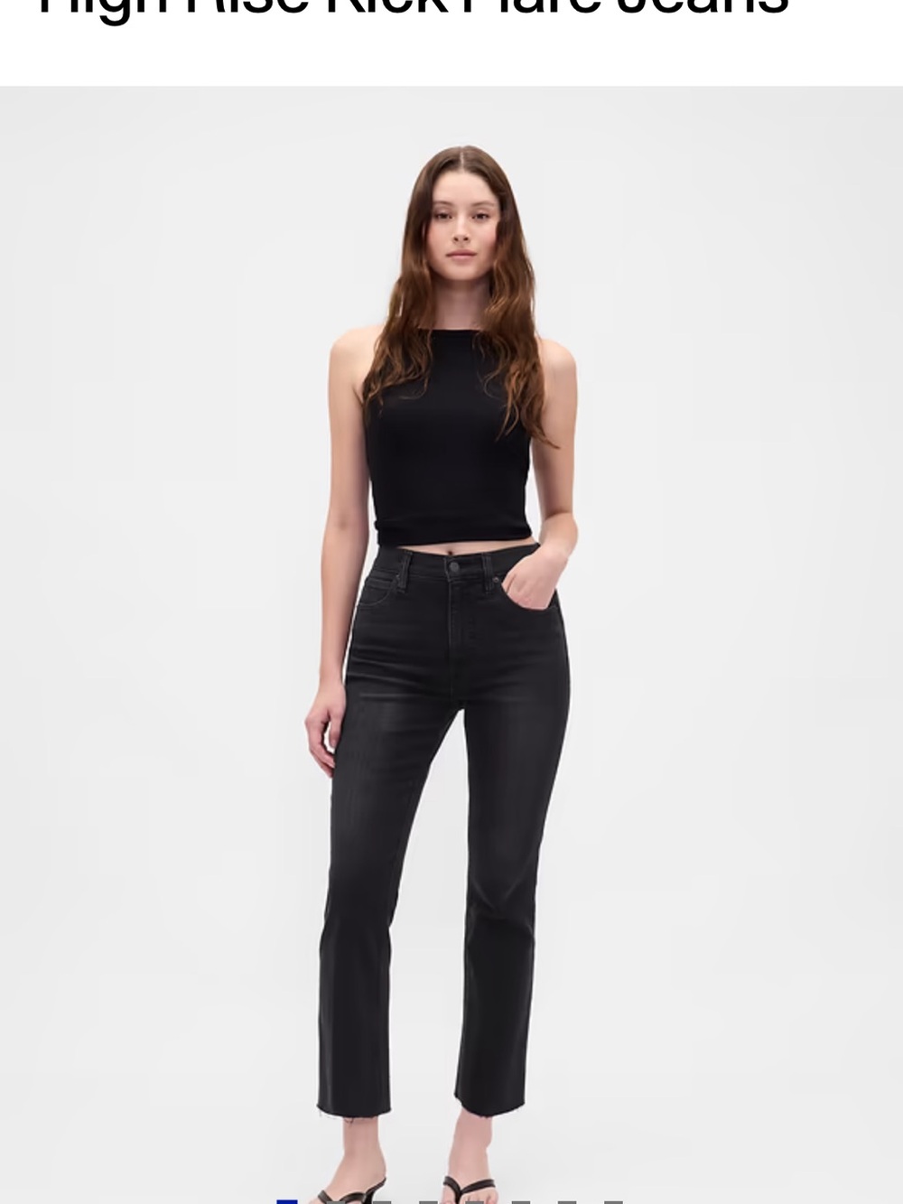 Gap High Rise Kick Flare Denim Jeans